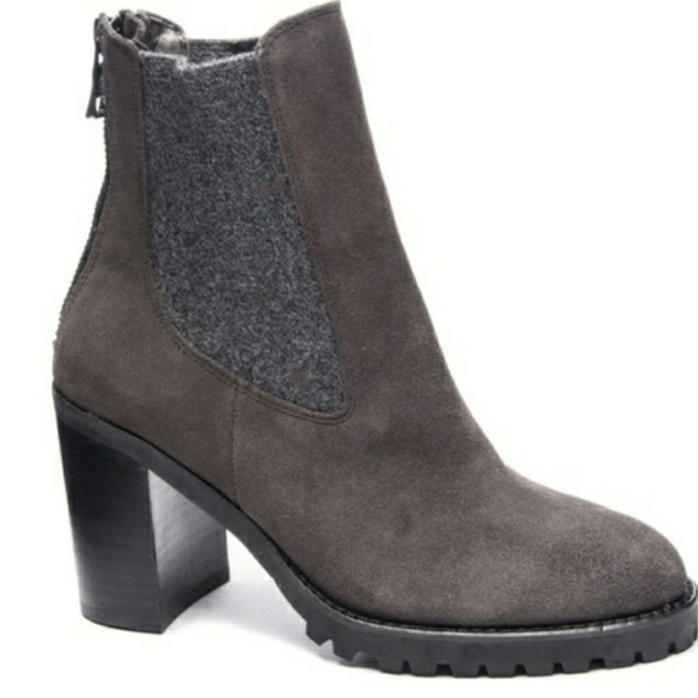 Chinese Laundry Jersey Boot in Charcoal.